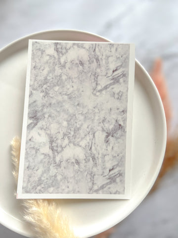 1 Sheet, Approx 13x90cm, Marble Print Water Decal Image Transfer for Polymer Clay / Ceramics